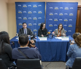 Rueda de prensa de la décimo tercera edición del Investiga UTPL Rueda de prensa de la décimo tercera edición del Investiga UTPL