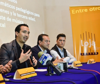 Rueda de prensa: "Loja camino a ciudad creativa de la música" Rueda de prensa: "Loja camino a ciudad creativa de la música"