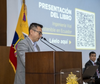 Lanzamiento del libro "Ingeniería Vial Sostenible en Ecuador: innovación, diseño y gestión para el desarrollo de infraestructura" Lanzamiento del libro "Ingeniería Vial Sostenible en Ecuador: innovación, diseño y gestión para el desarrollo de infraestructura"