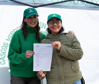Reforestación en Cajanuma en alianza con Cascos Verdes Reforestación en Cajanuma en alianza con Cascos Verdes