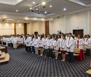 Ceremonia de imposición de mandiles a los estudiantes de 7mo ciclo de la carrera de Psicología Clínica