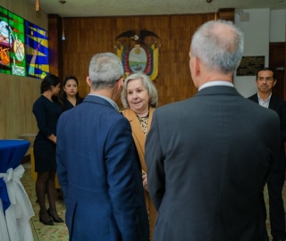 Encuentro Internacional en la UTPL: Visita de la Embajadora María Antonia Velasco y el Embajador Tzach Sarid