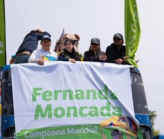 ¡Bienvenida Campeona! Fernanda Moncada, estudiante de la UTPL. ¡Bienvenida Campeona! Fernanda Moncada, estudiante de la UTPL.