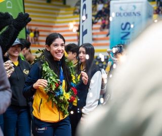 ¡Bienvenida Campeona! Fernanda Moncada, estudiante de la UTPL. ¡Bienvenida Campeona! Fernanda Moncada, estudiante de la UTPL.
