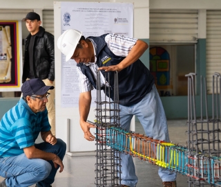 Exposición de prototipos de Ingeneiría Civil