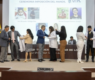 Ceremonia de imposición de mandiles a los estudiantes de 7mo ciclo de la carrera de Psicología Clínica