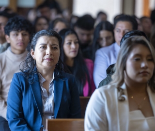 Imposición de mandiles a estudiantes de Fisioterapia