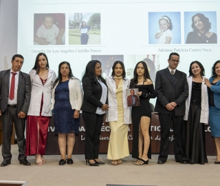 Ceremonia de imposición de mandiles a los estudiantes de 7mo ciclo de la carrera de Psicología Clínica