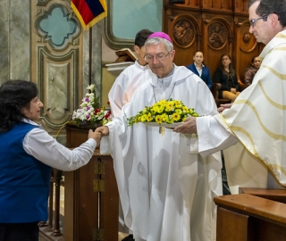 Misa Institucional en honor a la Virgen de El Cisne Misa Institucional en honor a la Virgen de El Cisne