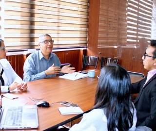 Visita técnica al GAD municipal de Loja Visita técnica al GAD municipal de Loja