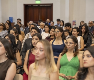 Imposición de mandiles a internos rotativos de la carrera de Nutrición y Dietética – Cohorte mayo 2025 / abril 2026