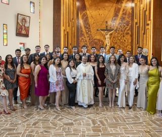 Imposición de mandiles a estudiantes de Fisioterapia