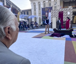 La UTPL participa en el Festival Internacional de Artes Vivas Loja con sus talentosos grupos de arte en la Plaza de la Cultura