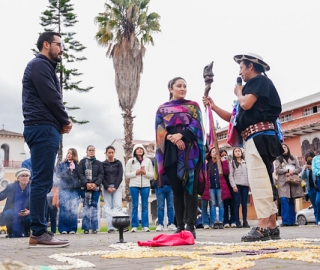 Homenaje a los Yachaks en la Chakana. Inti Raymi de las universidades y diversidades 2025 Homenaje a los Yachaks en la Chakana. Inti Raymi de las universidades y diversidades 2025