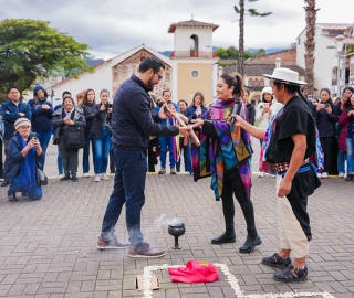 Homenaje a los Yachaks en la Chakana. Inti Raymi de las universidades y diversidades 2025 Homenaje a los Yachaks en la Chakana. Inti Raymi de las universidades y diversidades 2025