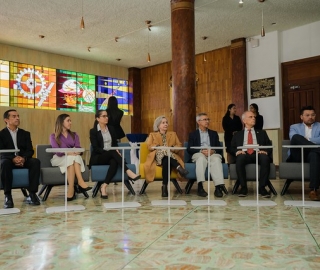 Encuentro Internacional en la UTPL: Visita de la Embajadora María Antonia Velasco y el Embajador Tzach Sarid