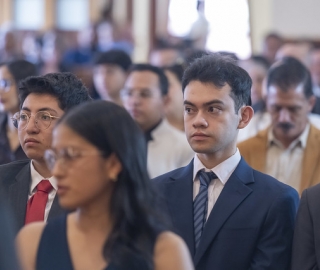 Imposición de mandiles a internos rotativos de la carrera de Nutrición y Dietética – Cohorte mayo 2025 / abril 2026