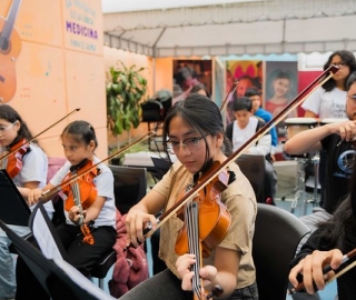 Primer encuentro de SINFIN UTPL y la Academia de música de Sol a Sol de Guayaquil