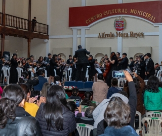 Primer encuentro de SINFIN UTPL y la Academia de música de Sol a Sol de Guayaquil