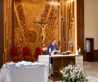 Imposición de mandiles a internos rotativos de la carrera de Nutrición y Dietética – Cohorte mayo 2025 / abril 2026