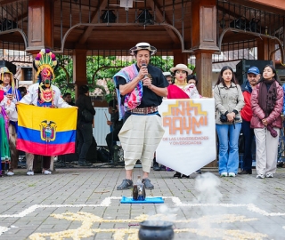 Homenaje a los Yachaks en la Chakana. Inti Raymi de las universidades y diversidades 2025 Homenaje a los Yachaks en la Chakana. Inti Raymi de las universidades y diversidades 2025