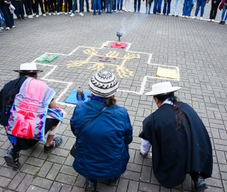 Homenaje a los Yachaks en la Chakana. Inti Raymi de las universidades y diversidades 2025 Homenaje a los Yachaks en la Chakana. Inti Raymi de las universidades y diversidades 2025