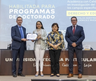Recibimos la Cualificación Académica con Calidad Superior en Investigación
