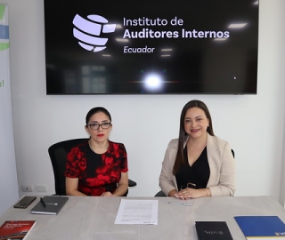 Firma de Convenio entre la Maestría en Auditoría UTPL y el Instituto de Auditores Internos de Ecuador (IAIE)