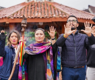 Homenaje a los Yachaks en la Chakana. Inti Raymi de las universidades y diversidades 2025 Homenaje a los Yachaks en la Chakana. Inti Raymi de las universidades y diversidades 2025