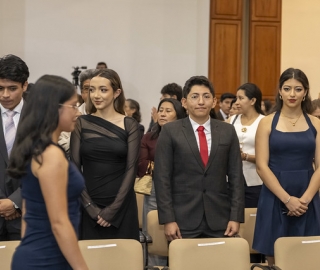 Imposición de mandiles a internos rotativos de la carrera de Nutrición y Dietética – Cohorte mayo 2025 / abril 2026