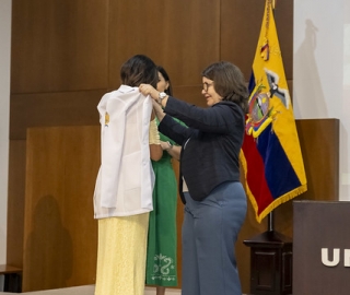 Imposición de mandiles a internos rotativos de la carrera de Nutrición y Dietética – Cohorte mayo 2025 / abril 2026