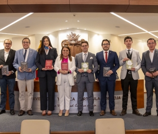 Presentación de obras jurídicas de Felipe Rodríguez Moreno en la UTPL