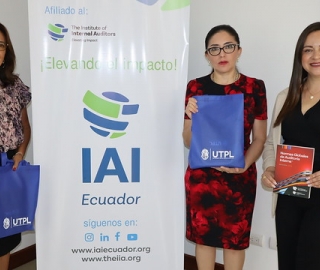 Firma de Convenio entre la Maestría en Auditoría UTPL y el Instituto de Auditores Internos de Ecuador (IAIE)