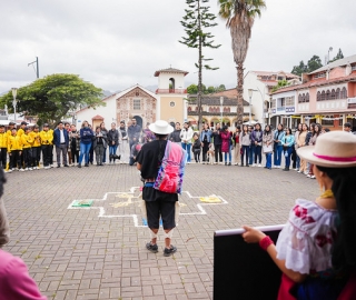 Homenaje a los Yachaks en la Chakana. Inti Raymi de las universidades y diversidades 2025 Homenaje a los Yachaks en la Chakana. Inti Raymi de las universidades y diversidades 2025