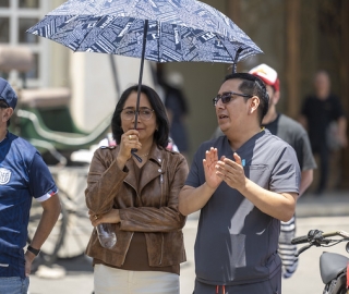 La UTPL participa en el Festival Internacional de Artes Vivas Loja con sus talentosos grupos de arte en la Plaza de la Cultura