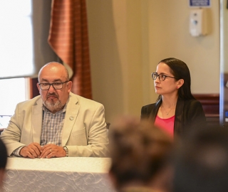 Rueda de prensa socialización de resultados del perfil turista a la ciudad de Loja en 2025.