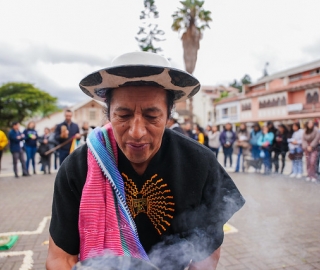 Homenaje a los Yachaks en la Chakana. Inti Raymi de las universidades y diversidades 2025 Homenaje a los Yachaks en la Chakana. Inti Raymi de las universidades y diversidades 2025