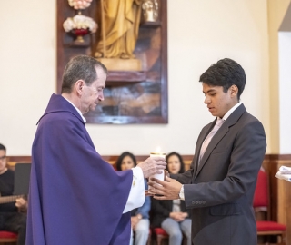 Imposición de mandiles a internos rotativos de la carrera de Nutrición y Dietética – Cohorte mayo 2025 / abril 2026