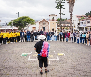 Homenaje a los Yachaks en la Chakana. Inti Raymi de las universidades y diversidades 2025 Homenaje a los Yachaks en la Chakana. Inti Raymi de las universidades y diversidades 2025