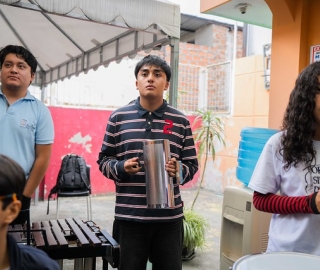 Primer encuentro de SINFIN UTPL y la Academia de música de Sol a Sol de Guayaquil