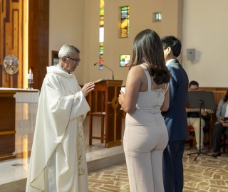 Imposición de mandiles | Carrera de Bioquímica y Farmacia