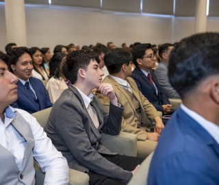 Imposición de mandiles | Carrera de Bioquímica y Farmacia