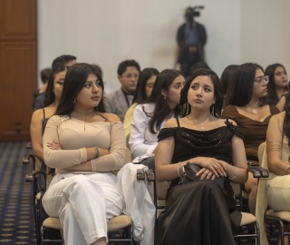 Ceremonia de imposición de mandiles a los estudiantes de 7mo ciclo de la carrera de Psicología Clínica