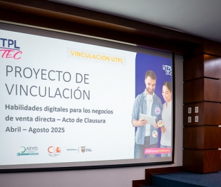 Clausura de la V Cohorte del Proyecto de Vinculación "Habilidades digitales para los negocios de venta directa".