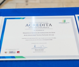 Entrega simbólica de acreditaciones internacionales otorgadas por la Agencia Acreditadora de Chile A&C.