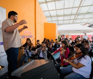 Primer encuentro de SINFIN UTPL y la Academia de música de Sol a Sol de Guayaquil