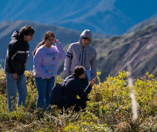 Aldea Global | Taller práctico de Genética con estudiantes de Ingeniería Agropecuaria
