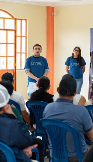 Proyectos de vinculación UTPL llegan a Fundochamba para impulsar el desarrollo sostenible