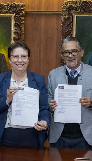 Firma convenio entre la UTPL y el Colegio de Abogados de Loja