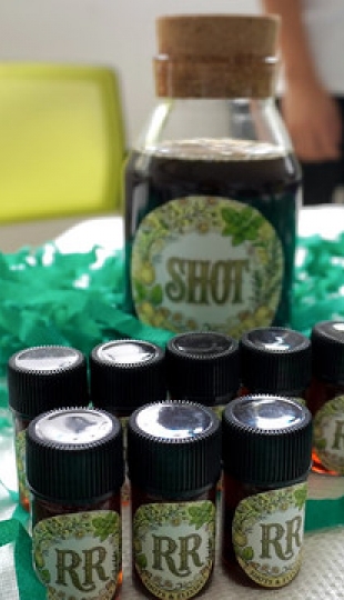 Shots & elixires herbales